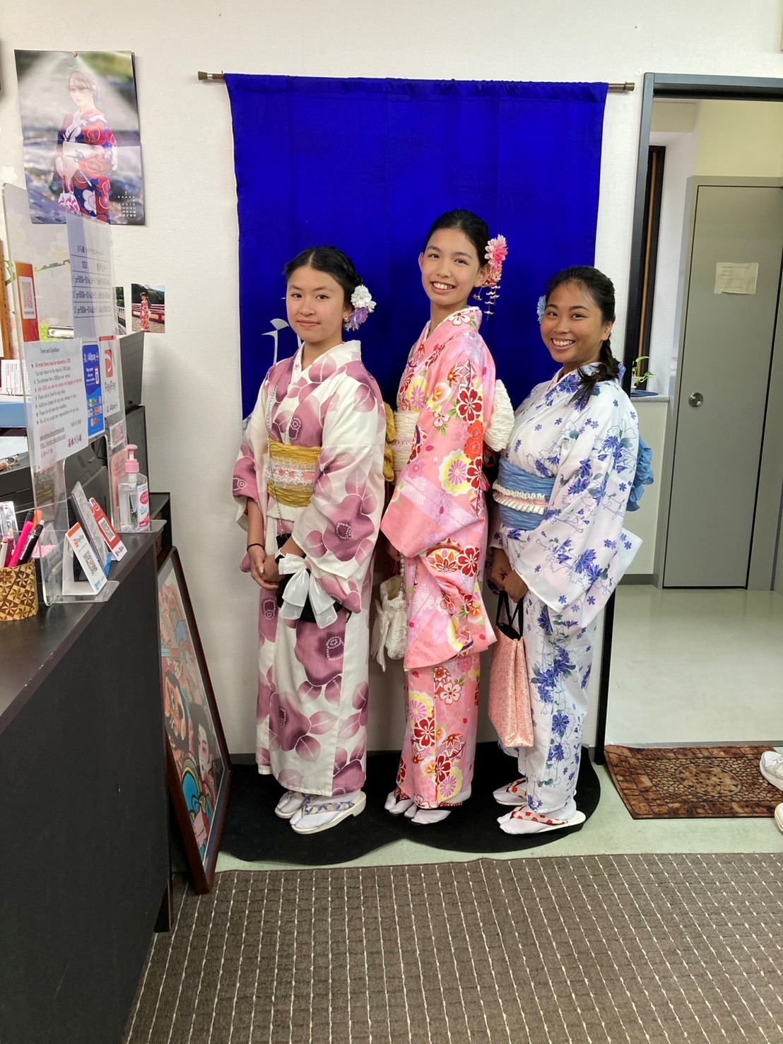 海外からのお客様です。